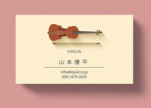 バイオリン名刺78-300